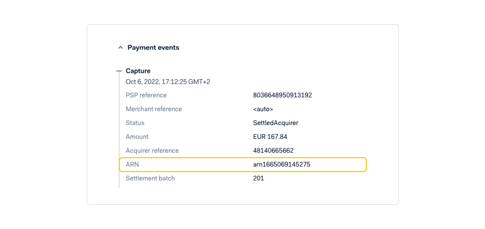 acquirer reference number meaning